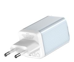 Silver Monkey GaN 65W 2x USB-C Blaues Netzladegerät