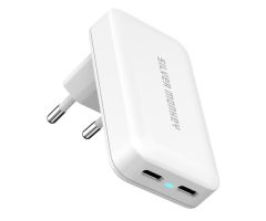 Silver Monkey Flat GaN Ladegerät 45W 2x USB-C