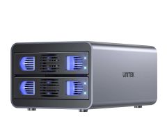 Unitek RAID-Gehäuse SATA 2,5"/3,5" – 4 Modi, 40 TB, USB-C, 10 Gb/s