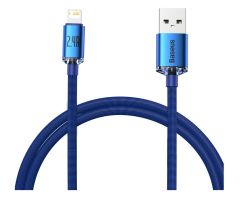 Baseus Crystal Shine Series USB-A - Lightning 2,4A 1,2m Blau