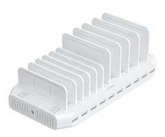 Unitek Ladestation 10xUSB 2.4A 60W