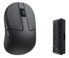 Keychron Kabellose optische Maus M4 4K Schwarz