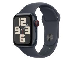 Apple Watch SE 2 40/Schwarzes Aluminium/Schwarzes Sportarmband M/L LTE