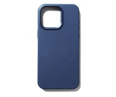 Mujjo FullLeather Case iPhone 15 Pro Max MagSafe blue