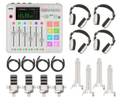 Rode Ultimatives Podcaster-Bundle Weiß