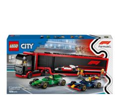 LEGO City 60445 F1 Transporter mit RB20 & AMR24 F1® Rennautos