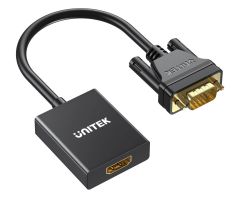 Unitek VGA-Adapter – HDMI (1080P/60Hz, 15 cm)