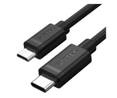Unitek USB-C Kabel - microUSB 1m