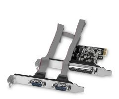 Axagon Controller 1x LPT-Parallelanschluss + 2x serieller RS232-Anschluss