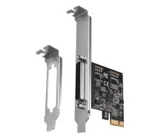 Axagon PCIe-Controller 1x LPT-Parallelport, SP & LP inklusive