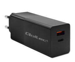 Qoltec GaN POWER PRO usb-c PD usb 100W Ladegerät