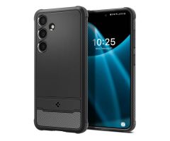 Spigen Robuste Rüstung für Samsung Galaxy S24 Mattschwarz