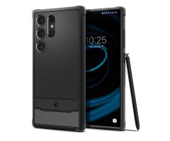 Spigen Robuste Rüstung für Samsung Galaxy S24 Ultra Mattschwarz