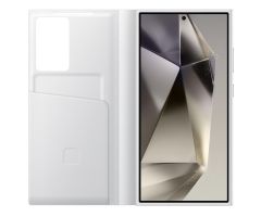 Samsung Smart View Wallet Case für Galaxy S24 Ultra weiß