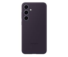Samsung Silikonhülle für Galaxy S24+ dunkelviolett