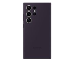Samsung Silikonhülle für Galaxy S24 Ultra Dunkelviolett