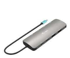 i-tec USB-C Metal Nano 2x HDMI Dock PD 100 W + Ladegerät 112 W