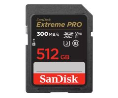 SanDisk 512GB SDXC Extreme Pro 300MB/s UHS-II V90