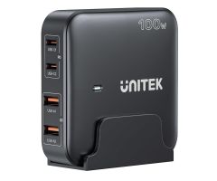 Unitek GaN Tischladegerät 100W 2x USB-A 2x USB-C
