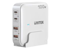 Unitek GaN 100W Tischladegerät 2x USB-A 2x USB-C