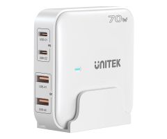 Unitek Tischladegerät GaN 70W 2x USB-A 2x USB-C