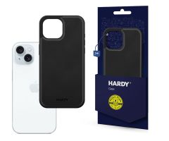 3mk HARDY Silky Leather MagCase für iPhone 15 Plus schwarz
