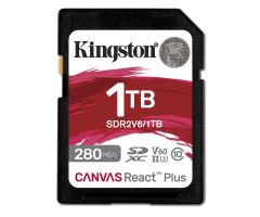 Kingston 1TB SDXC Canvas React Plus UHS-II V60 4K