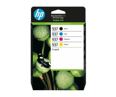HP Set mit 4 937 CMYK-Tinten
