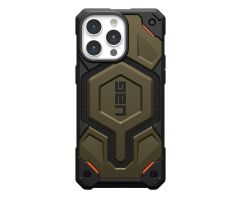 UAG Monarch Pro MagSafe iPhone 15 Pro Max Kevlar Elementargrün
