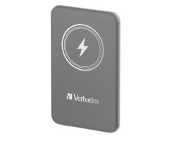 Verbatim Charge 'n' Go Magnetic Wireless Power Bank 5000mAh Grau