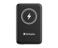 Verbatim Charge 'n' Go Magnetic Wireless Power Bank 10000mAh Schwarz