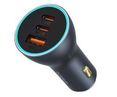 Baseus Autoladegerät 65W GaN 2x USB-C USB-A Golden Contactor Pro