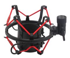 Mozos SHM2 RED Antivibrationskorb für Mikrofon 48-54 mm