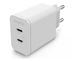 Mophie Gan Charger Netzladegerät 45W 2xUSB-C (weiß)
