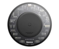 Baseus Simple 2 induktives Ladegerät 15W + USB-C - USB-C Kabel