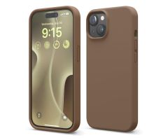 Elago Silikonhülle für iPhone 15 Braun