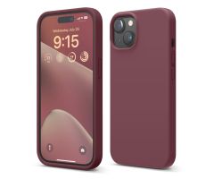 Elago Silikonhülle für iPhone 15 Burgund