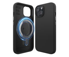 Elago Silikon MagSafe Hülle für iPhone 15 Schwarz