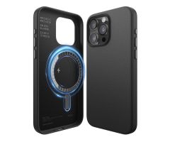 Elago Lederhülle MagSafe für iPhone 15 Pro Max Schwarz