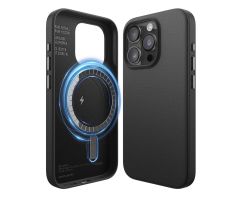 Elago Lederhülle MagSafe für iPhone 15 Pro Schwarz