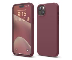 Elago Silikonhülle für iPhone 15 Plus Burgund