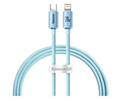 Baseus Lightning - USB-C Crystal Shine Kabel 20W 1,2m (blau)