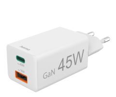 Hama Mini-Netzladegerät 45W 1xUSB-C, 1xUSB-A
