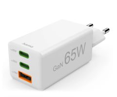 Hama Mini-Netzladegerät 65W 1xUSB-C, 2xUSB-A
