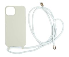 Mobile Origin Lanyard Case für iPhone 14 Hellgrau