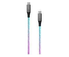 FIXED Leuchtendes USB-C/USB-C-Kabel 1,2 m PD 60 W