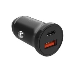 FIXED USB-C/USB-Autoladegerät 20W schwarz