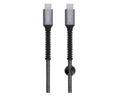 FIXED Armor USB-C/USB-C-Kabel 2 m 240 W grau