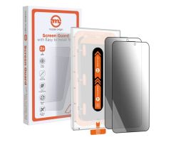 Sichtschutz für iPhone 15 Pro Max, einfacher Applikator, 2er-Pack