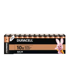 Duracell Einfache AA/LR6-Batterien. Blister mit 24 Stück